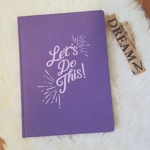 Hardcover jumbo undated planner.  Let's do this!After you let them & you do you